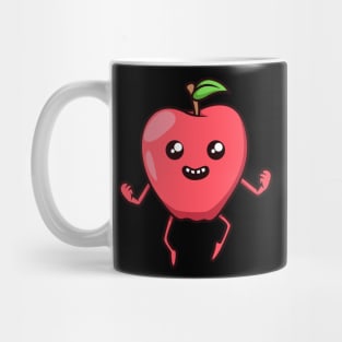 Kawaii Cartoon Apple Mug